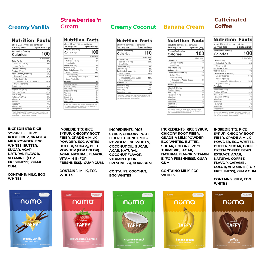 Taffy Lover's Variety Pack Numa Foods