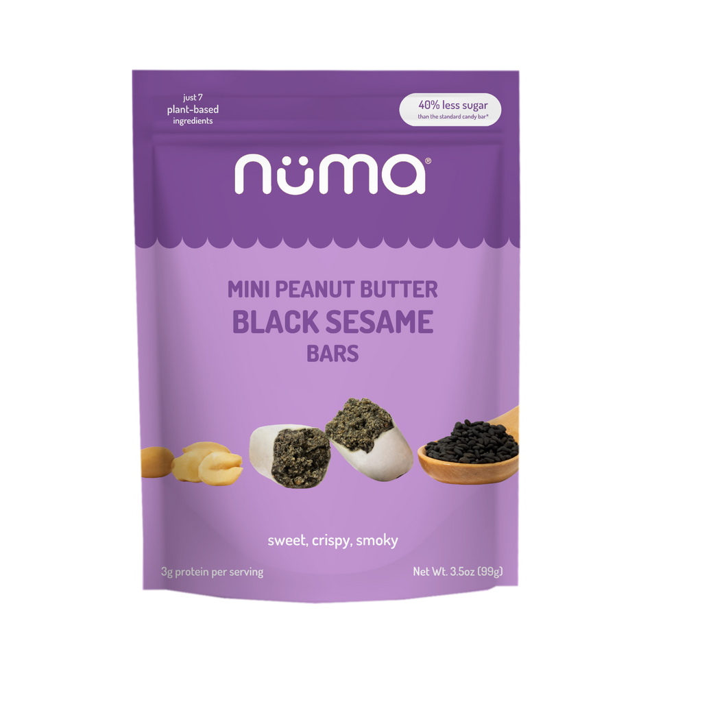 Mini Peanut Butter Black Sesame Bars